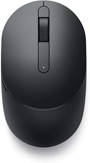 Dell MS3320W Wireless Mouse: Bluetooth 5.0 & 2.4GHz, 1600 DPI Optical, 36-Month Battery, Black