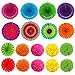 Zerodeco Decorazione di Festa, 21 Pezzi Ventilatori di Carta, Pompons, Bandierine Triangolare,...