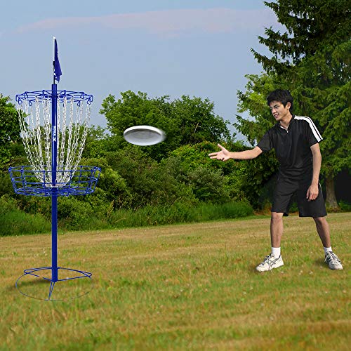 Remix Double Chain Practice Basket for Disc Golf (Royal Blue)