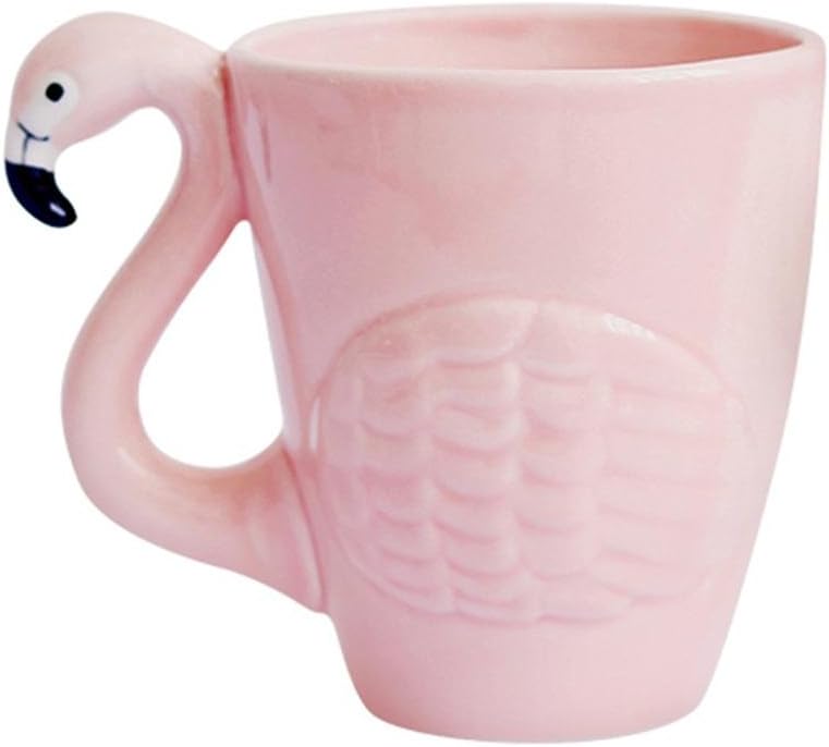 JointVictory Flamingo Coffee Mug Pink Tea Cup 15 Ounce Flamingo Cup Christmas Holiday Birthday Choice for Women,Wife,Mothers Day,Girlfriend,Grandma,Auntie (Mug)