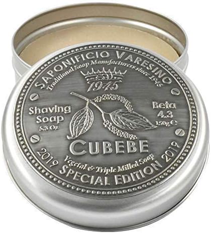 Saponificio Varesino Cubebe Special Edition Hard Shaving Soap 150g Puck