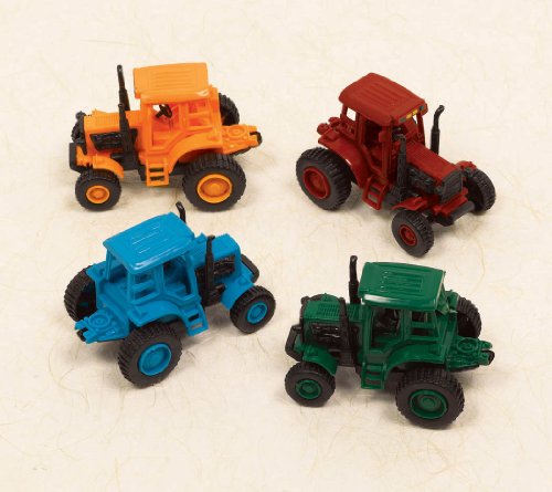 amscan Pull Back Farm Tractor | Party Favor | 24 Ct.,3