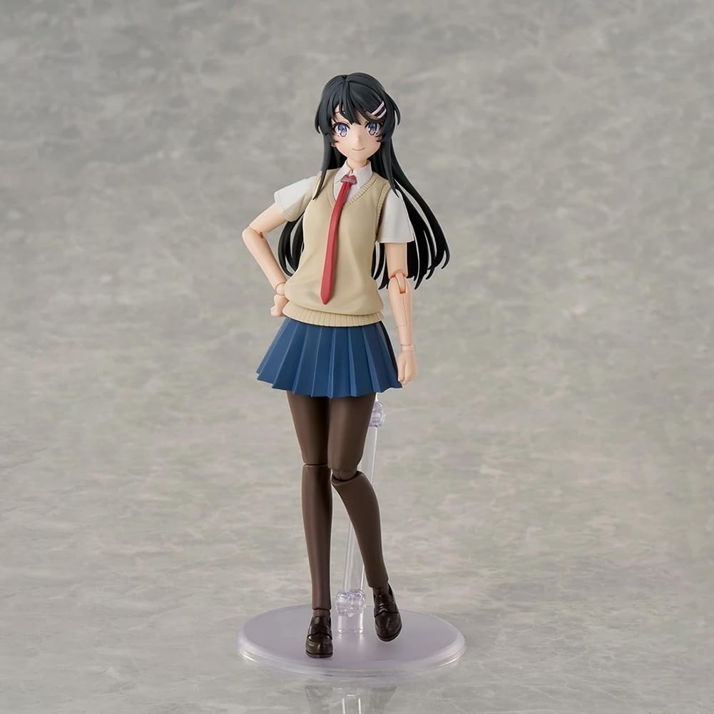 Mai Figure Anime Bunny Girl y Uniforme Escolar Figuras Estatua 26cm