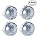 Oven & Stove Knob Covers :: Upgraded Version Clear View Easy Set-up Universal Design by Hombae :: Baby Child Toddler Kitchen Safety (4 PCs Set)