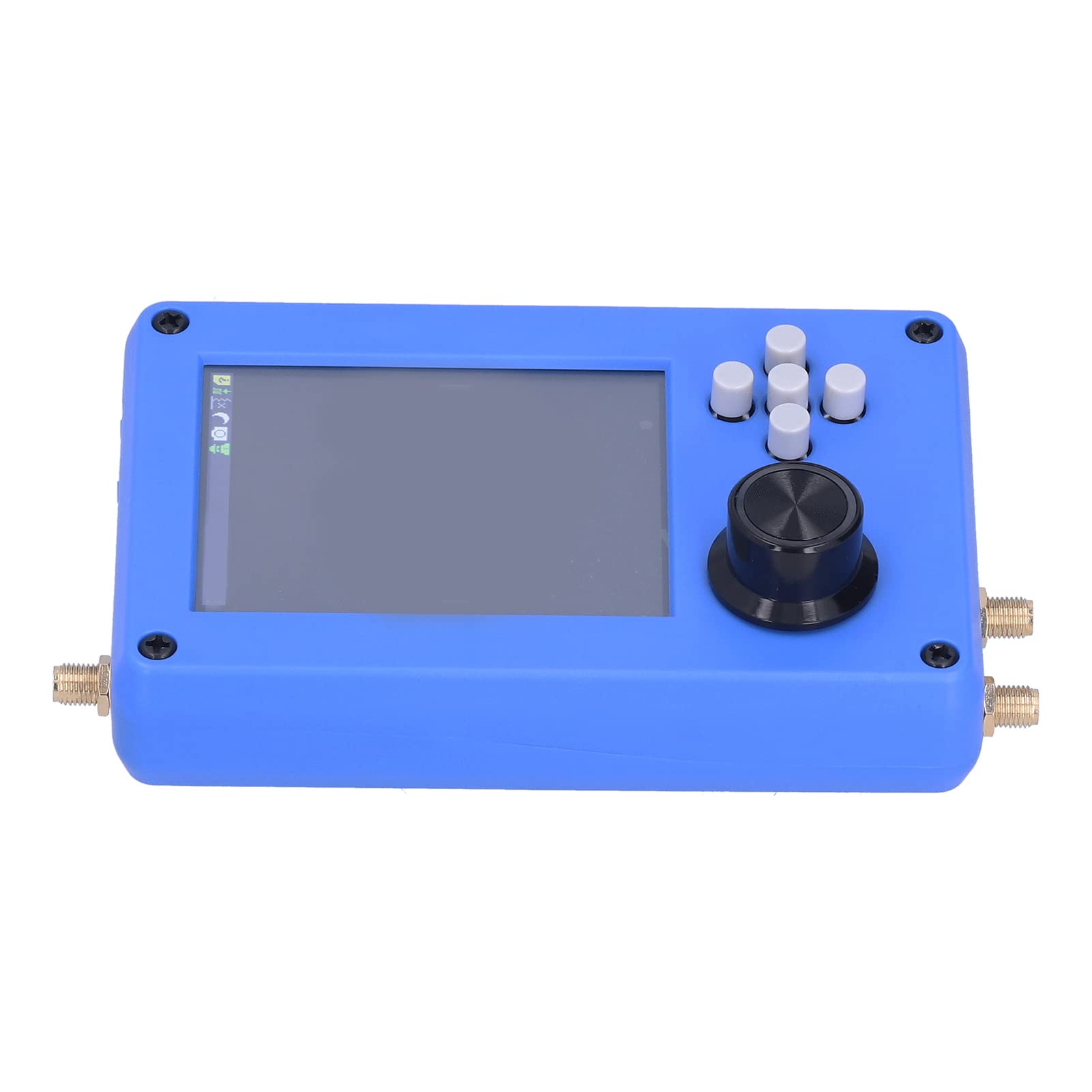 WALFRONT SDR Radio Receiver Handheld Radio Transceiver with Antenna and USB Cable MHz6GHz for PortaPack H2 (Blue)
