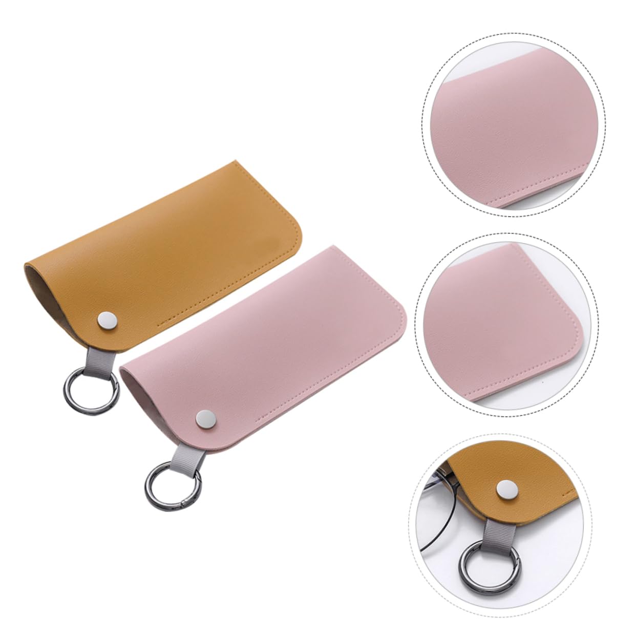 minkissy Brillenetui Brillen Sonnenbrillen Organizer Schlanke Tasche Tragetasche Für Sonnenbrillenetuis Sonnenbrillenetui Hartschale Weiche Sonnenbrillen Damen Dünne Brillen