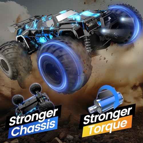 Image of Jack Royal 20+ mph High Speed Glowing RC Car with Body Lights & Headlights Supersonic Hobby Rc Car, Remote Control Off-Road Truck, Rc Trucks with Rechargeable Batteries