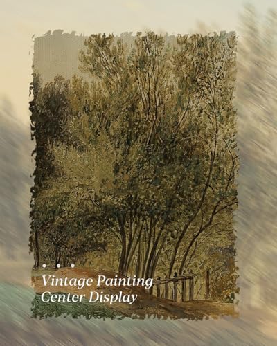 Image of HUARCEY Gold Framed Vintage Wall Art for Living Room, Landscape Painting Prints Shelf Decor for Kitchen, Aesthetic Bedroom Wall Art, Best Gifts for Friends or Family - The Quiet of the Alps 16L x 12W