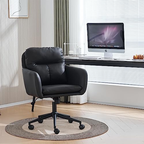Sepnine Modern Executive Office Chair,PU Leather Ergonomic Computer Desk Chair with Pillow Pad,Adjustable Tilt Lock Swivel Rolling Chair for Adult,Adjustable Back 16° (Charcoal) Sepnine Modern Executive Office Chair,PU Leather Ergonomic Computer Desk Chair with Pillow Pad,Adjustable Tilt Lock Swivel Rolling Chair for Adult,Adjustable Back 16° (Charcoal)
