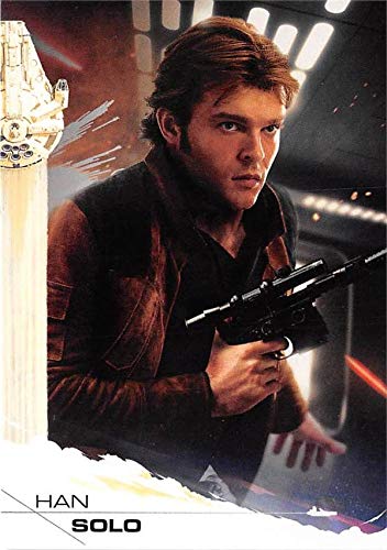 Alden Ehrenreich as Han Solo trading card Star Wars 2018#80