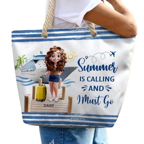Bolso tote grande personalizado para mujer miniatura 3