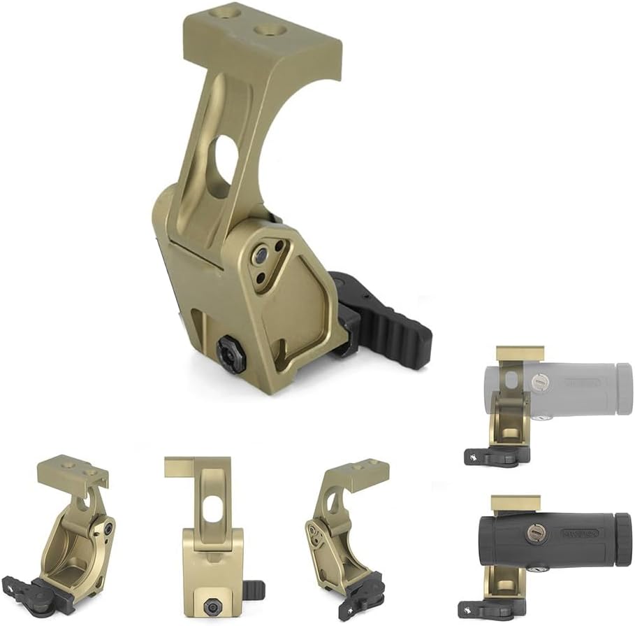 FTC Magnifier Mount with Fast QD Lever 2.26”/2.91" Optical Centerline Height, Flip-to-Center (FTC),Compatible G30,G23,G33,G43,G45, 3X, 6X Etc