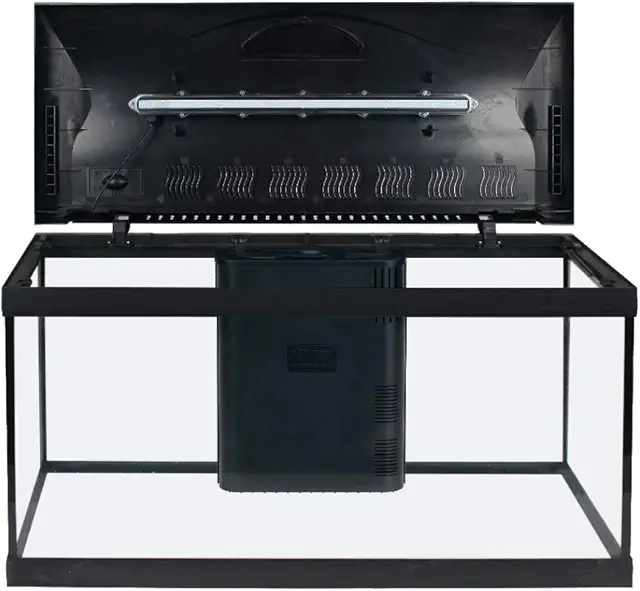 Aquarium WAVE Basic 80 - 95L avec Filtre, LED et Chauffage