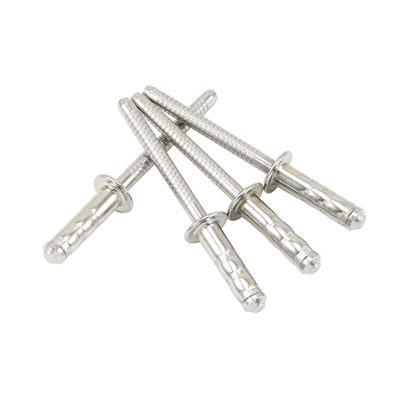 Rivets aveugles haute résistance en acier inoxydable, 30/50 pièces, Stavex, capacité multi-grip, grande zone de roulement latérale aveugle(30Pcs,3.2x12 mm)