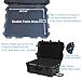 Regetek Waterproof Hard Case, 33 x 21 x 14 Inch, Equipment Case with Wheels/Customizable Foam/Retractable Handle for electronic, tool,cameras, Shockproof,Rolling Hard Case Inner 27.24