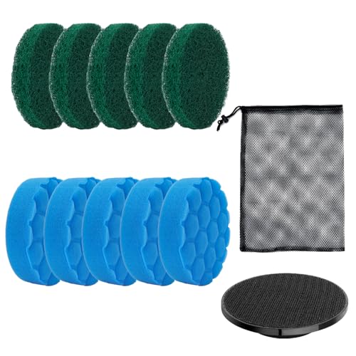 Electric Spin Scrubber Replacement Brush Heads Set, 10 Piece Replacement