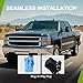 AUTOSAVER88 Towing Mirrors Compatible with 2003-2007 Chevy Silverado GMC Sierra 1500 2500 HD 3500, Power Heated Side View Tow Mirrors for Tahoe Suburban Avalanche Yukon with Arrow Turn Signal Light