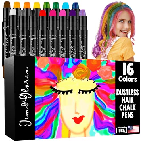 Jim&Gloria HC-16 Hair Chalk For Girls cover