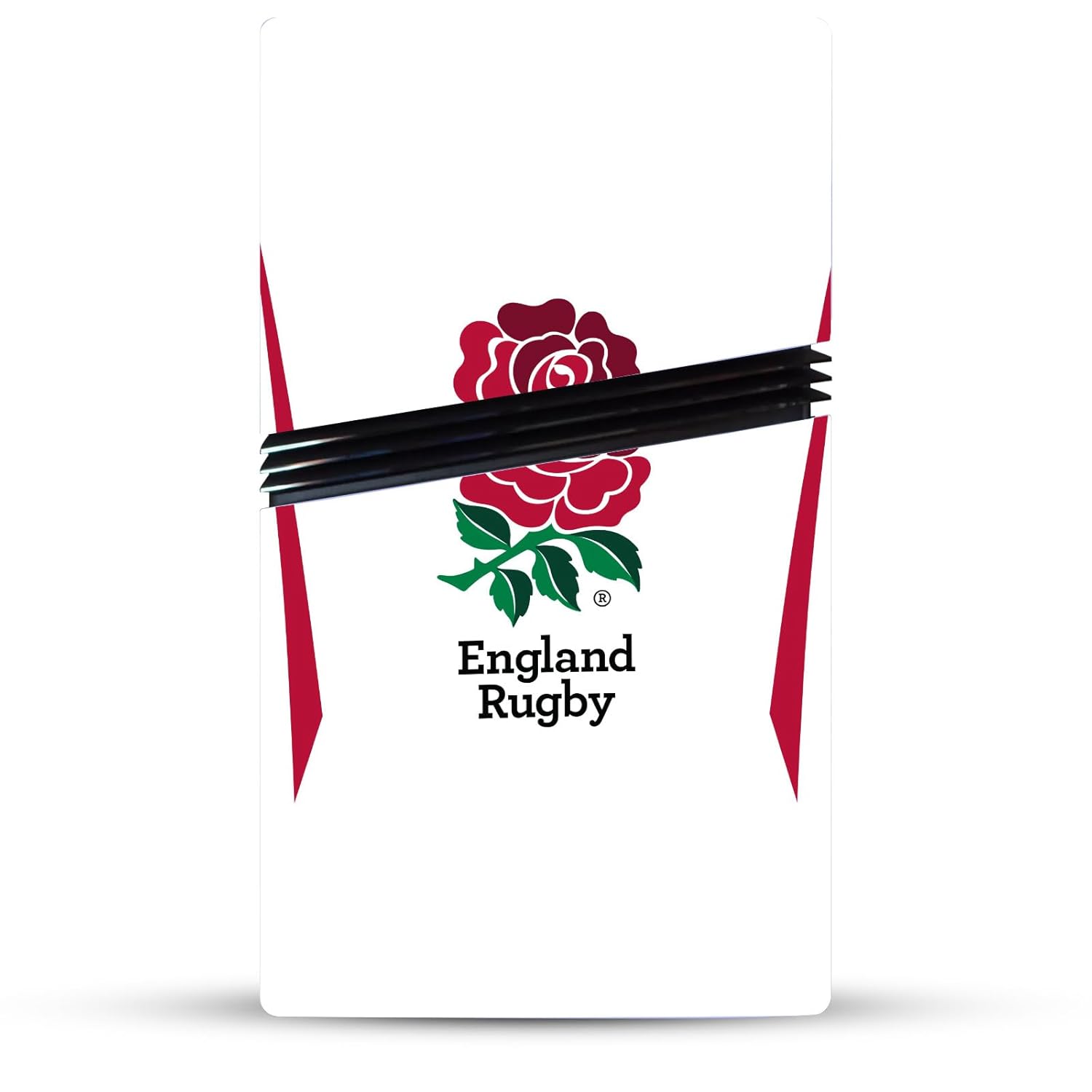 Head Case Designs Officially Licensed England Rugby Union Home 2025/26 Crest Kit Vinyl Sticker Gaming Skin Decal Compatible With Sony PlayStation 5 PS5 Pro Disc Edition Console & DualSense Controller