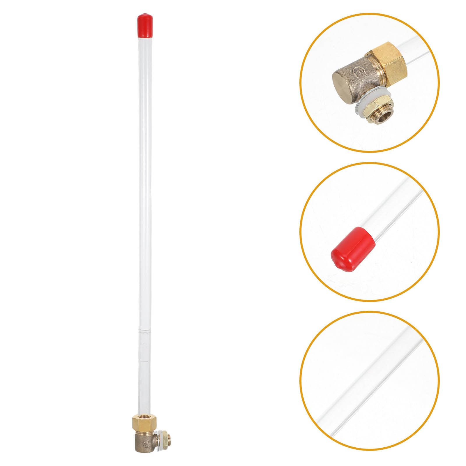 ULTECHNOVO Indicateur de Niveau à Eau Industriel Liquide en Plastique Installation Simple Liquide en Plastique et Structure en L pour Réservoir de Piscine Incendie et Ferme