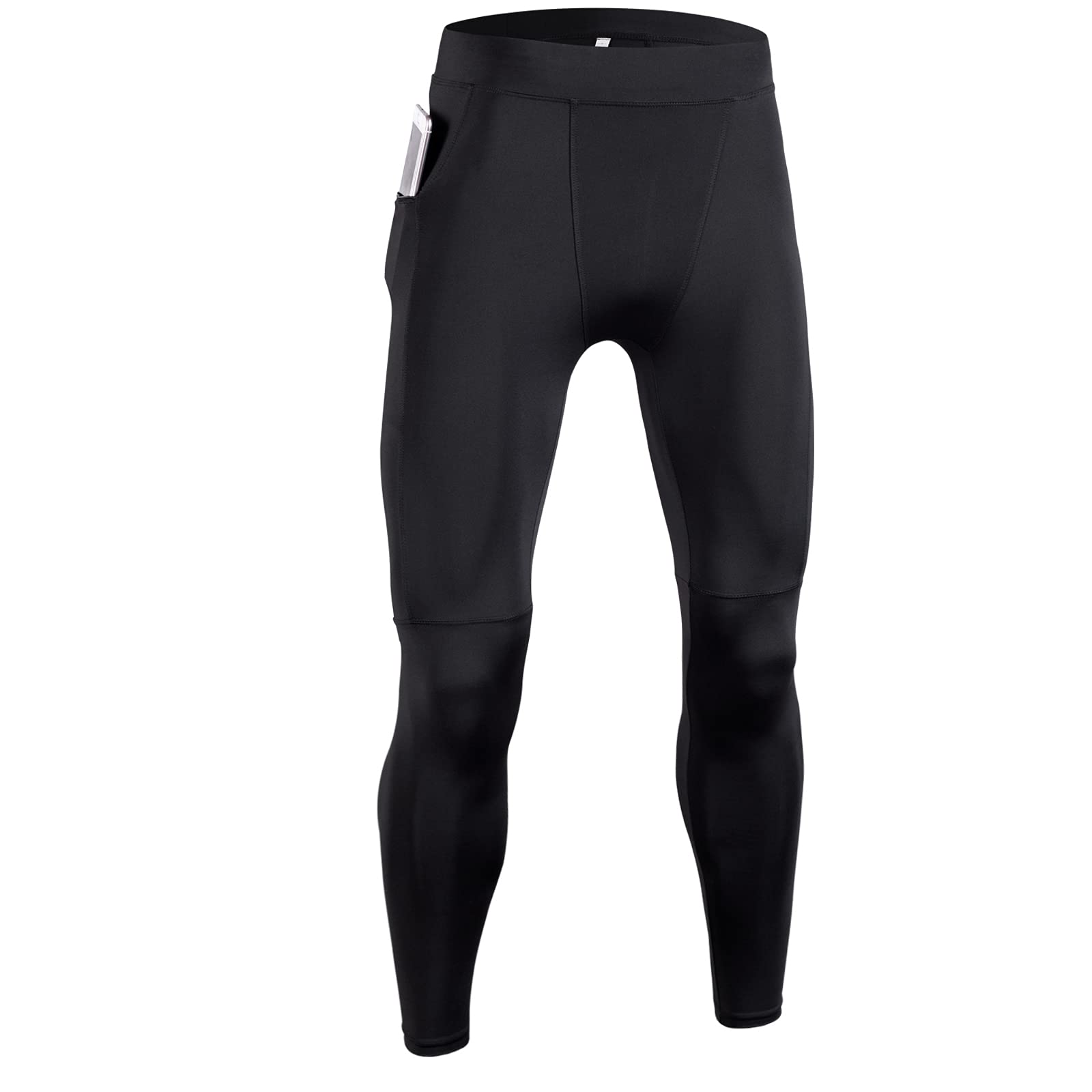 Mallas hombre deporte con compresión muscular y bolsillo lateral para evitar rozaduras 8
