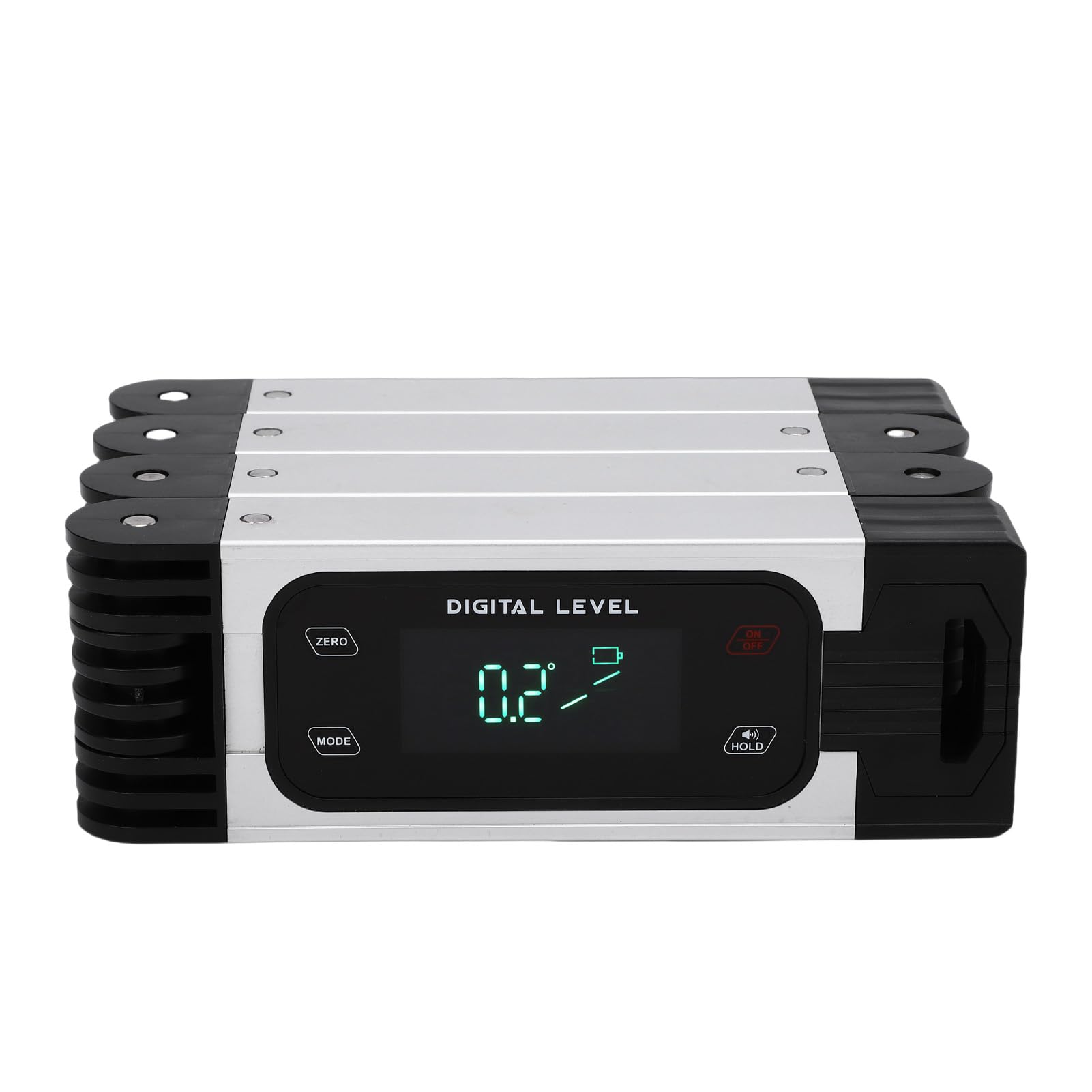 Livella Digitale Pieghevole, Livella Magnetica Portatile Pieghevole a 4 Sezioni da 60 Cm, Cercatore Angolare in Lega di Alluminio con Ampio Display Retroilluminato per Angoli Scale