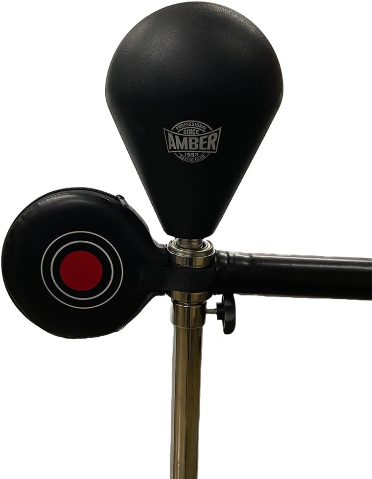 Unleash Your Inner Fighter with The Rapid-Reflex Boxing Bar: The Ultimate 2-in-1 Boxing Punch Bag and Reflex Spinning Bar for Enhanced Training and Agility