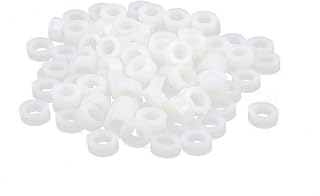 New Lon0167 100 Pcs ABS Cylinder LED Spacer Holder Support M4.2 x 3mm creamy-white(100 StÃ¼ck ABS Zylinder LED Spacer Halter UnterstÃ¼tzung M4.2 x 3mm creamy-white