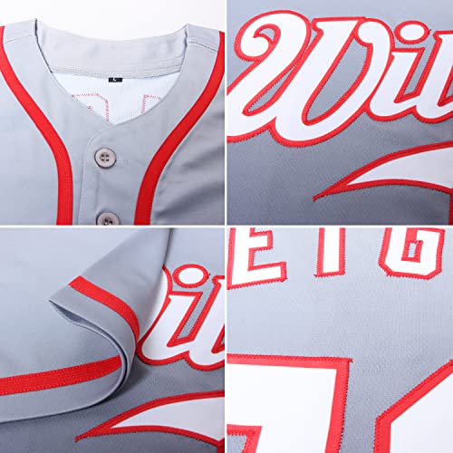 Camiseta de Béisbol con Gradiente Personalizada para Hombre, Mujer y Jóvenes con Nombre, Número y Logo Cosidos miniatura 5