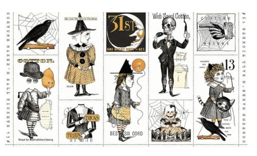 Riley Blake Costume Maker’s Act II Collection by J. Wecker Frisch of Great Joy Studio, Premium Quilting Fabric, Perfect for Quilting, Crafting, Sewing Projects and More… (Medium Patch Panel)