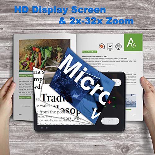 3.5 Inch Portable Digital Video Magnifier, Electronic Reading Aid Lcd Screen Video Aids Digital Magnifier For The Visually Impaired, Low Vision, Color Blindness, Amblyopia #TOP1