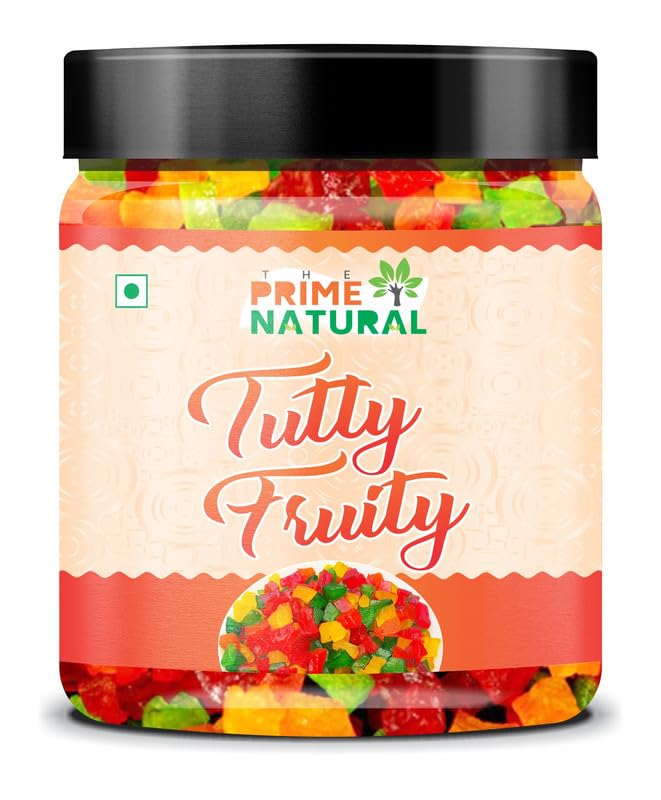 The Prime Natural Mixed Tutti Frutti for Cake, Ice Creams and Shakes Decorations | Mix Tutti Frutti Multicolor, Delicious and Tasty | Sweet Toppings Cherries | 400 gm-image-26