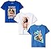 Disney Girls' Moana 3-Pack Short Sleeve Graphic T-Shirt