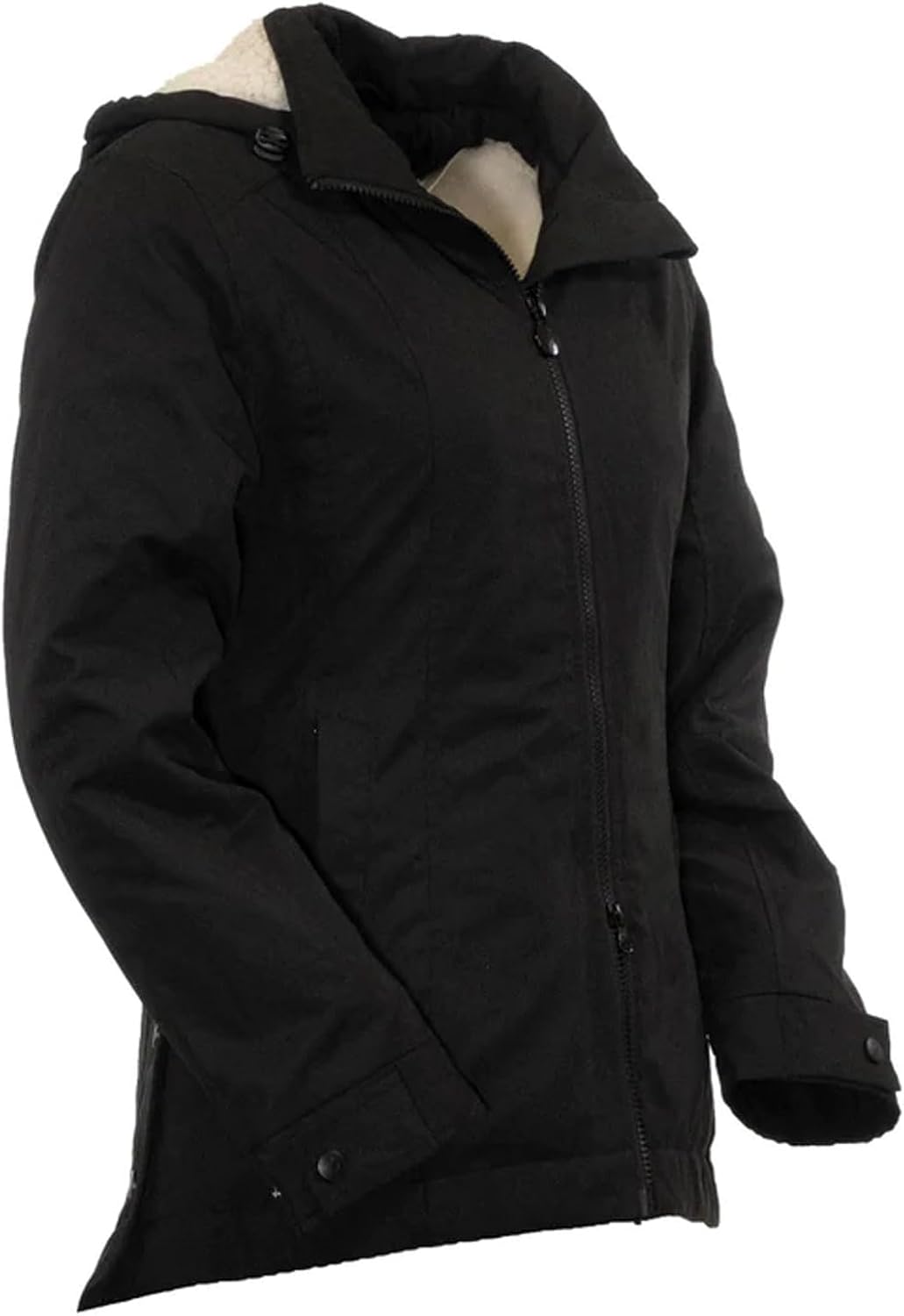 OUTBACK TRADING Women's Hattie Warm Waterproof Zippered Outerwear Casual WInter Jacket With Hip Pockets & Removable Hood
