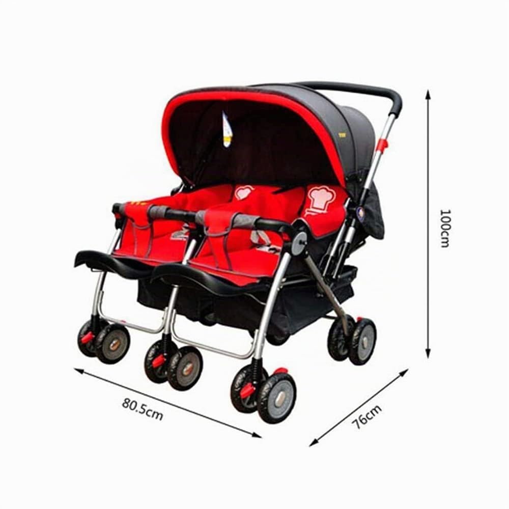 Habillage pluie universel pour poussette jumeaux côte à côte Housse de pluie imperméable Double Housse de Capuche en PVC transparent imperméable à la poussière et au vent pour poussette double landau