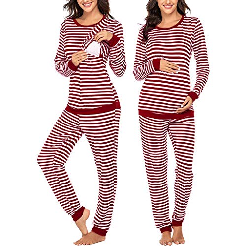 Ensemble haut de maternité avec pantalon extensible contre les tiraillements