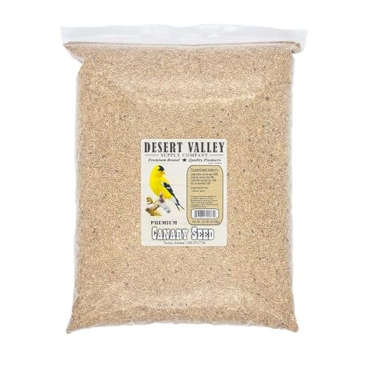 Desert Valley Canary Seed, All Natural, Non-GMO Premium Wild Bird Food for Canaries, Finch, Song Birds, Dove and More (10 Pounds)