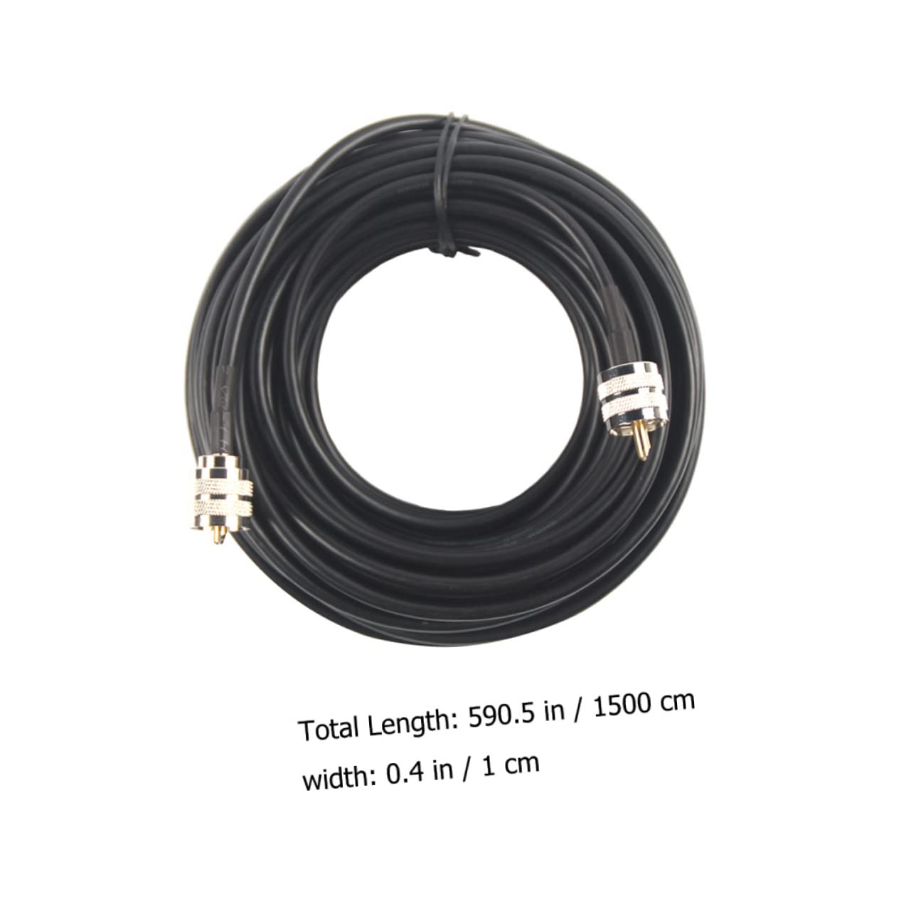 NUOBESTY Coassiale Jumper Uhf Uhf Connettore Rame Bassa Perdita Connessione Affidabile Dispositivo Radio Antenna Ricetrasmittente Radio Amatoriale Misuratore Trasmettitore