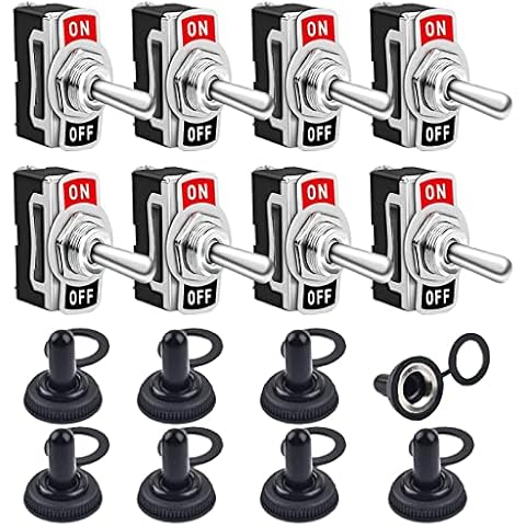 COROTC 8-Pack Waterproof Toggle Switches Cover