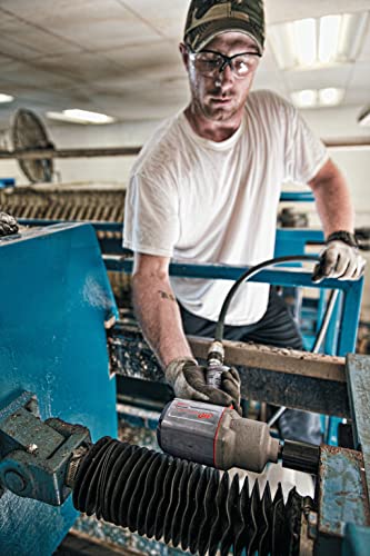 Ingersoll Rand 2235Qtimax 1/2” Drive Air Impact Wrench – Quiet Technology, 1,300 Ft-Lbs Powerful Torque Output, Lightweight, Titanium Hammer Case, Gray #TOP5