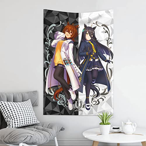 タペストリー ウマ娘 アグネスタキオン 壁掛け 150x100cm フ