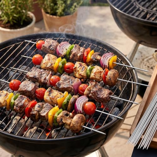 Brochetas de acero inoxidable Uonlytech resistentes tamaño pequeño 7