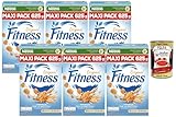 Italian Gourmet Fitness Original Frühstücksflocken Vollkorn Maxi Pack 6 x 625 g (3,75 kg) Knusprige Cerealien aus Vollkornweizen Ballaststoffquelle für Frühstück & Alltag + Italian Gourmet Polpa