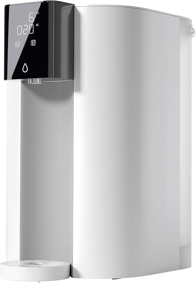 Waterdrop CoreRO Countertop Reverse Osmosis System, Reverse Osmosis Water Filter Countertop, 5 Stage, Portable Pure Water Tank, NSF/ANSI 372 Certified, 3:1 Pure to Drain, No Installation, WD-C1S