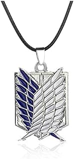 retsamradassaT Anime Shingeki No Kyojin Survey Corps Necklace
