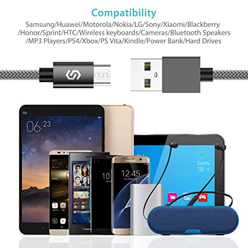 image for Micro USB Cable Android Charger - Syncwire [2-Pack 3.3ft] Super-Durabl