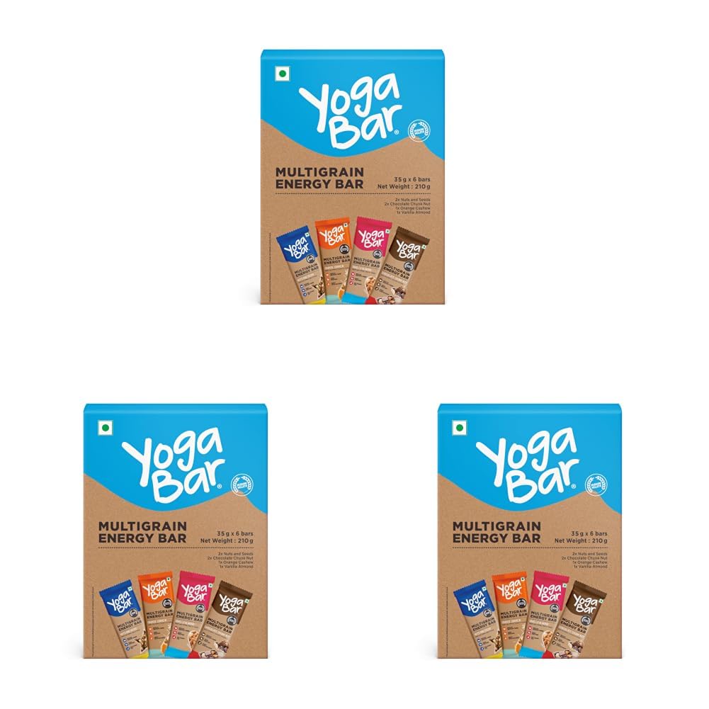 Yogabar Multigrain Energy Bars, 30 Bars | Healthy Diet with Fruits, Nuts, Oats and Millets | Gluten Free and High Protein | Packed with Chia and Sunflower Seeds — Amazon image 23