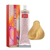 wella - 10/3 biondo platino dorato color touch senza ammoniaca- linea rich naturals