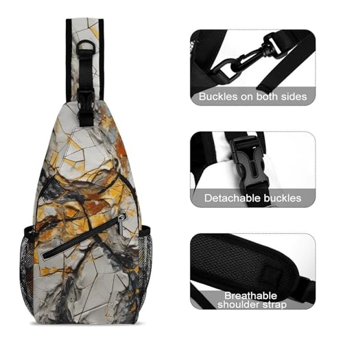 Sac à dos à bandoulière de voyage compact avec imprimé étoiles
