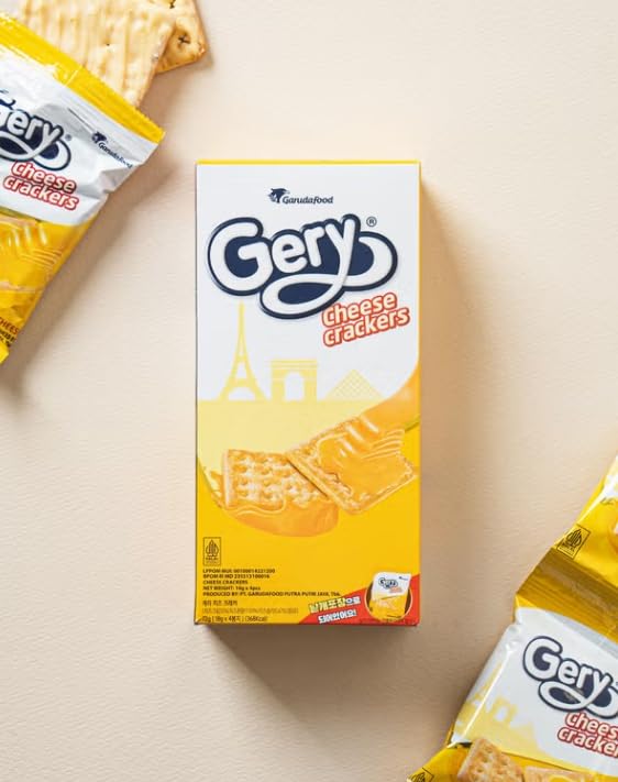 Galletas Cheese Crackers 72g con relleno cremoso de queso miniatura 3